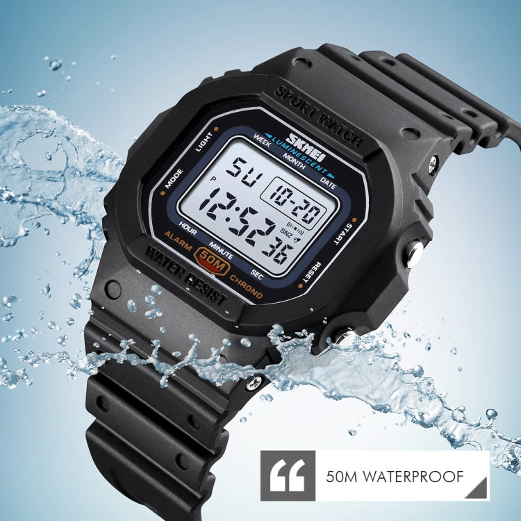 skmei-1608-multi-function-student-electronic-watch-waterproof-timing-silicone-sports-watchblue