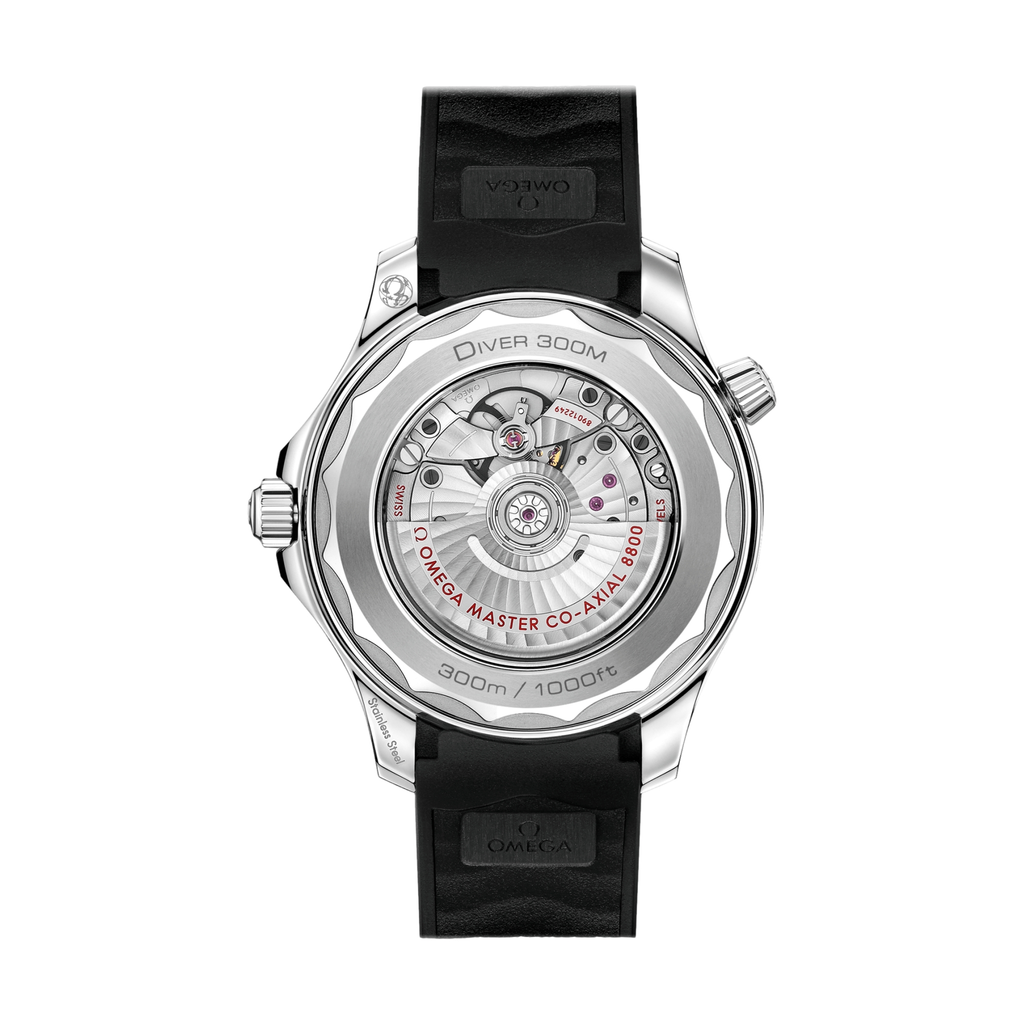OMEGA Seamaster Diver 300M 42mm - Black on Rubber Strap